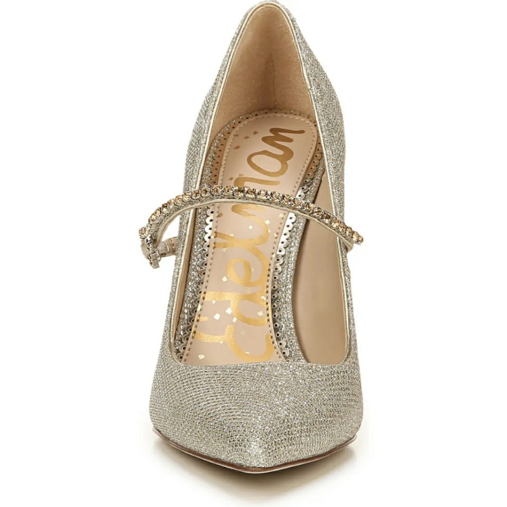 Sam Edelman Debrah Crystal Mary Jane Pointed Toe - Picture 11 of 12